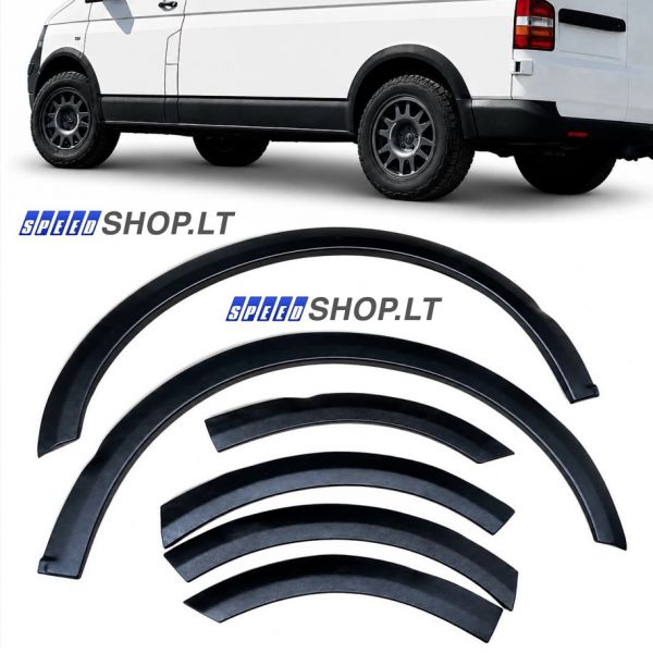 Volkswagen Transporter T5 ratų arkų apdaila apsauga 